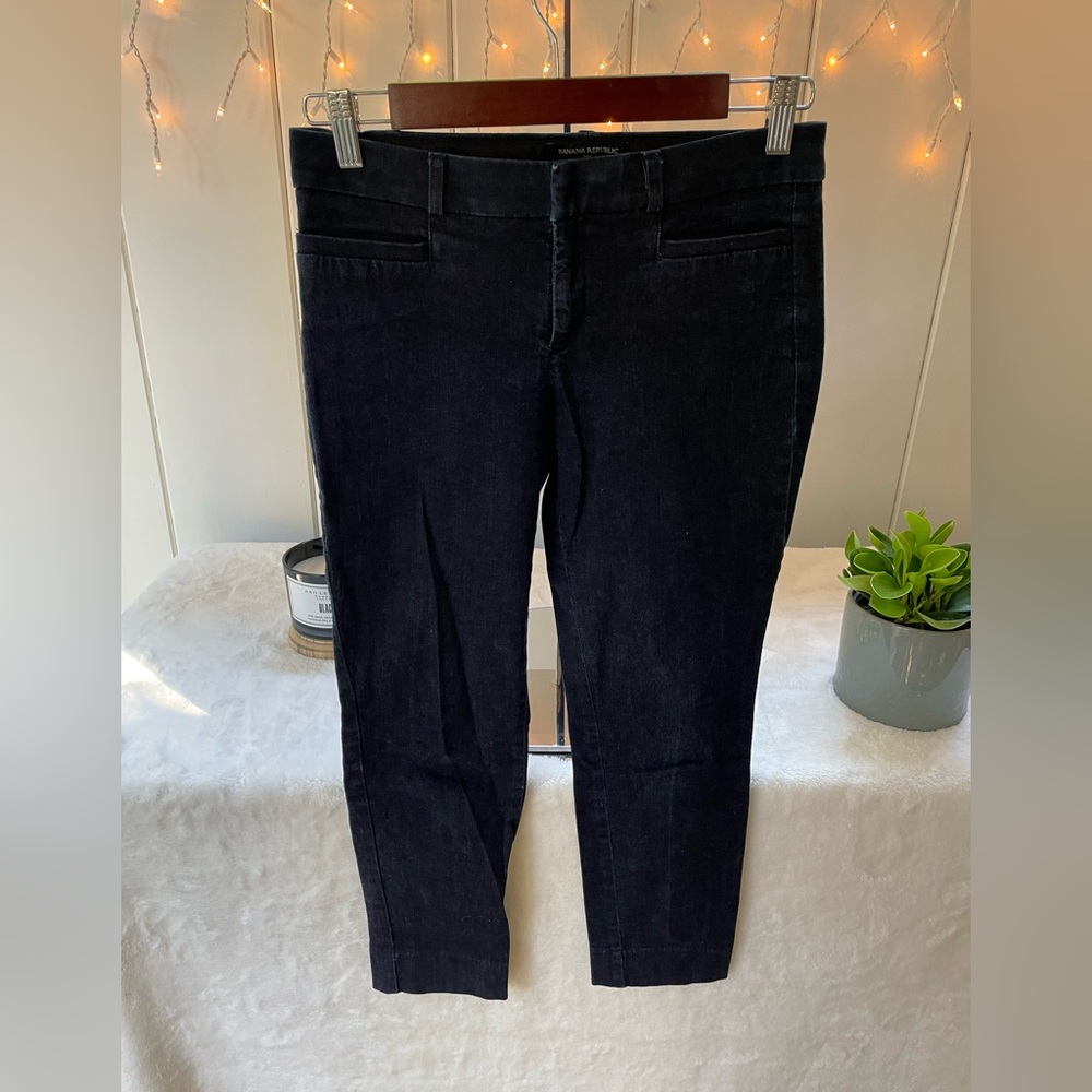 Preloved Banana Republic Sloan Crop Petite 2